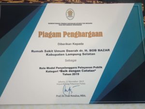 Tiga OPD Pemkab Lampung Selatan Diganjar Penghargaan Dari Kementerian PAN RB