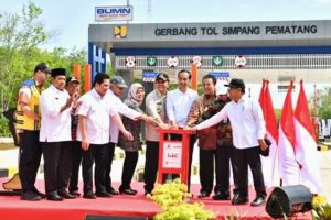 Presiden Joko Widodo Meresmikan Secara Langsung Tol Terpanjang Pada Jalan Tol Trans Sumatera, Video