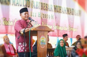Nanang Ermanto Dan Ribuan Jamaah Hadiri Tausiah Ustadzah Nabila,Peringatan Maulid Nabi Di Masjid Baitul Iman
