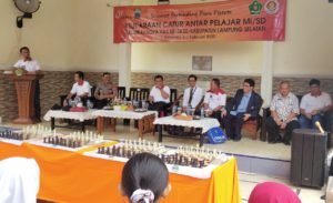 JAPFA Menghelat Kejuaraan Catur Antar Pelajar Tingkat SD/MI di Lampung