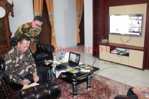 Kegiatan Virtual Meeting Musrenbang Provinsi Lampung, Ini Yang Diusulkan Ketua DPRD Lamsel