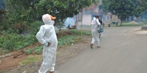 DPD Perindo Lamsel Kembali Susuri Pelosok Desa Lakukan Fogging