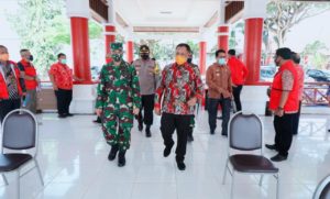 Pemkab Lamsel Terima Kunjungan Kerja Danrem 043/Garuda Hitam