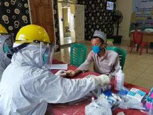 Test Massal, 3 Orang Warga Kecamatan Natar, Rapid Tes Reaktif