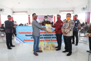 PT BBJ Salurkan Bantuan 10 Ton Beras Untuk Penanggulangan Covid-19