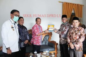 Ketua DPRD Lamsel Terima Kunjungan Reses Anggota DPD RI Asal Lampung