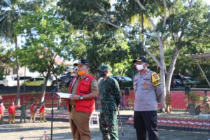 New Normal, Pemkab Lamsel Gelar Apel Gugus Tugas Covid -19