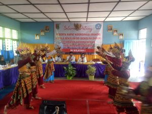 Rakor Kepada Sekolah Gedong Tataan Pesawaran, Sanggar Saka Lunik Diresmikan