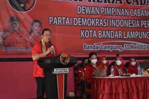 Rapat Kerja II DPC PDI Perjuangan Kota Bandar Lampung