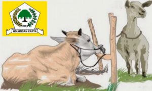 Panitia Rilis Undangan Pengambilan Daging Kurban Golkar Lamsel
