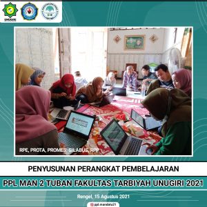Mahasiswa PPL UNU Sunan Giri Bojonegoro Kembangkan Skill Mahasiswa dalam Penyusunan Perangkat Pembelajaran