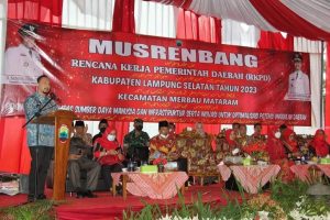 Pemkab Lamsel Kucurkan Anggaran Pembangunan Rp 27M Untuk Merbau Mataram