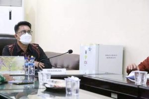 Sekda Lamsel Mengikuti Rapat Surat Edaran Bersama Menteri Dalam Negeri dan LKPP