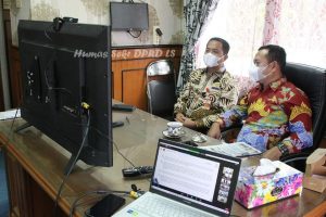 Wakil Ketua I DPRD Lamsel Mengikuti Kegiatan Rapat Bersama Empat Kementerian