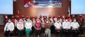 Winarni Buka Kegiatan Loka Karya Bunda PAUD Kabupaten Kecamatan dan Desa