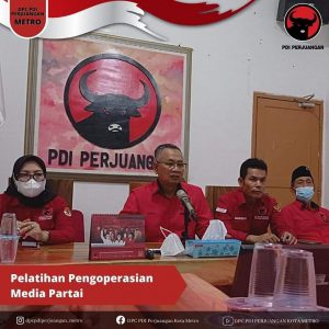 DPD PDI Perjuangan Lampung Mengadakan Rapat Koordinasi Pengelolaan Media Partai