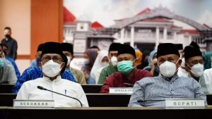 Bupati Lamsel ikuti Peringatan Nuzulul Qur’an 1443H/2022 M Provinsi Lampung secara Virtual