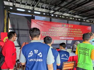 Sinergi BIN dan Dinkes Lamsel, WBP Lapas Kalianda Terima Vaksin Booster Covid-19