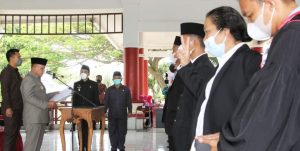 Lantik 47 Pejabat Administrator dan Pengawas, Nanang Pinta PNS Sigap Menghadapi Tiap Perubahan Yang Terjadi