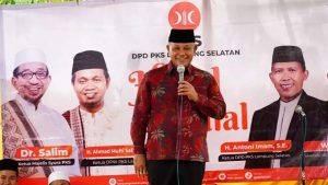 Bupati Lamsel Nanang Ermanto, Hadiri Halal Bihalal DPD PKS Lampung Selatan