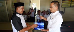 Halalbihalal Dinas Kominfo Lamsel Diwarnai Pelepasan Kabid Statistik