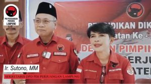 PDI Perjuangan Mesuji Gelar Diklat Pratama, Sutono: Disiplin dan Siap Terjun ke Masyarakat