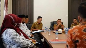 Pemkab Lamsel Audensi dengan Perwakilan PGSI