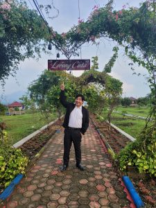 Guruh Soekarno Putra Kunjungi Kebun Edukasi Dan Perpustakaan Edukasi di Rumah Dinas Bupati Lamsel