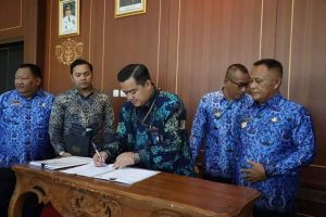 Pemkab Lamsel Teken MoU dan PKS Dengan PT. Asuransi Jasindo