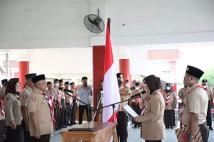 Pengurus Mabicab, Kwarcab, LPK dan Badan Kelengkapan Gerakan Pramuka Lamsel Masa Bakti 2022-2027 Resmi Dilantik