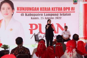 Ketua DPR RI Puan Maharani Kunker di Lampung Selatan