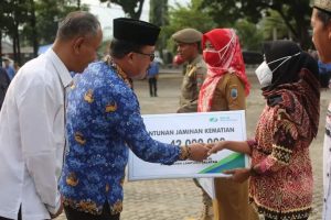 Sekda Lamsel Pimpin Apel Bulanan