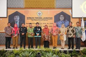 Bupati Lamsel Hadiri Sertijab Kepala BPK Provinsi Lampung