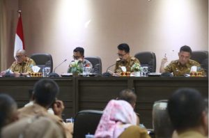 Pemkab Lamsel Gelar Rapat Persiapan Jelang Kegiatan Roadshow Bus KPK RI