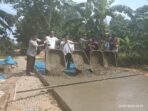 Trail Rabat Beton, Pemdes Rawa Selapan Alokasikan DD Tahun 2023 