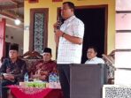 Deden Aliando Sosialisasi IPWK di Desa Kelau