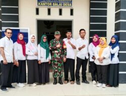 Tingkatkan Sinergitas, Babinsa dan Bhabinkamtibmas Komsos Dengan Perangkat Desa