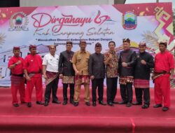 HUT Kabupaten Lamsel Ke-67, Kades Pelambapang : Bangun Ekonomi Masyarakat Dengan Gotong-royong