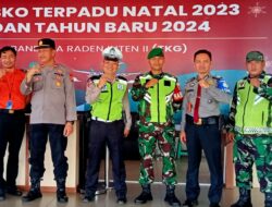 Anggota Koramil 421-06/Natar Melaksanakan PAM Kesiagaan Perayaan Nataru