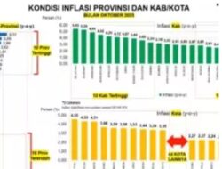 TPID Lampung Selatan Ikuti Rakor Pengendalian Inflasi Daerah Minggu Ke IV November