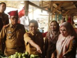 Tim Gabungan Pemkab Lampung Selatan Pantau Harga Sembako di Sejumlah Pasar Jelang Nataru