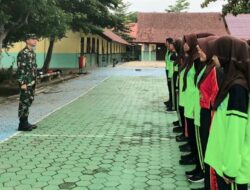Bina Mental, Karakter, Ketaatan dan Kedisiplinan Pelajar, Babinsa Berikan Pelatihan PBB Wasbang
