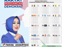 Farida Andaryani Caleg DPRD Lamsel Dapil 2 Nomor Urut 3 Partai Demokrat