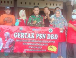 Peduli Kesehatan Warga, Babinsa Koramil 421-06/Natar Dampingi Fogging