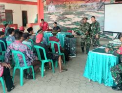 Satgas TMMD Ke-120 Kodim 0421/Lamsel Gelar Penyuluhan Kesehatan