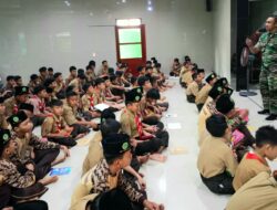 Babinsa Koramil 421-06/Natar Berikan Pembekalan Wasbang, Sosialisasi Bahaya Narkoba dan Judi Online