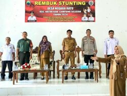 Dukung Pemerintah Tanggulangi Gizi Buruk dan Cegah Stunting, Babinsa Koramil 421-06/Natar Hadiri Rembuk Stunting