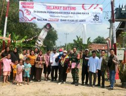 Babinsa Koramil 421-06/Natar Jadi Juri Penilaian Lomba Kebersihan Kampung dan Gapura Sambut HUT RI Ke-79 