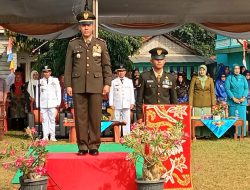 Danramil 421-06/Natar Jadi Irup Detik Proklamasi Peringatan HUT Ke-79 Kemerdekaan RI