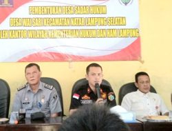 Babinsa Koramil 421-06 Natar Dampingi Kementrian Hukum dan HAM Berikan Penyuluhan